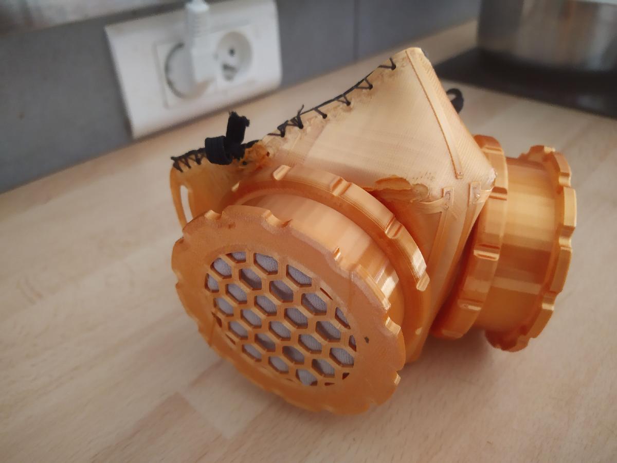 mascara covid dupla de fluxo de ar XL