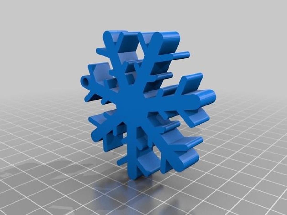 floco de neve 6 cm