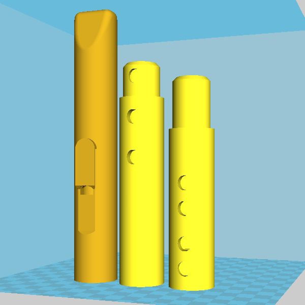 Flauta de Falcao Pardal Nativo Americano