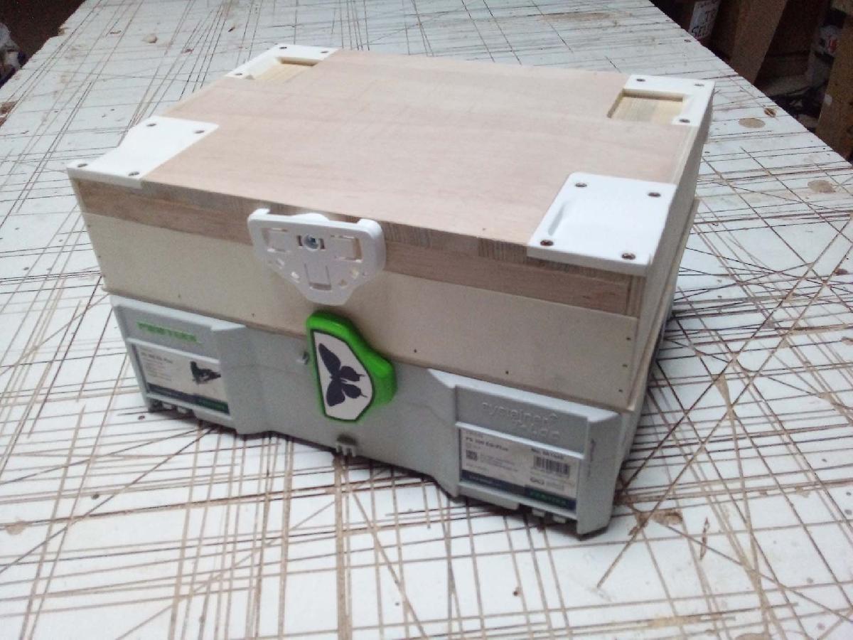 Caixa de madeira compativel com Festool Systainer T Loc.