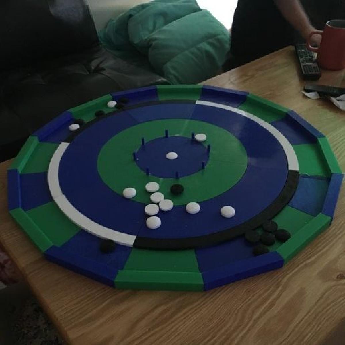 Tabuleiro de Crokinole V1.3 (Imprimido)