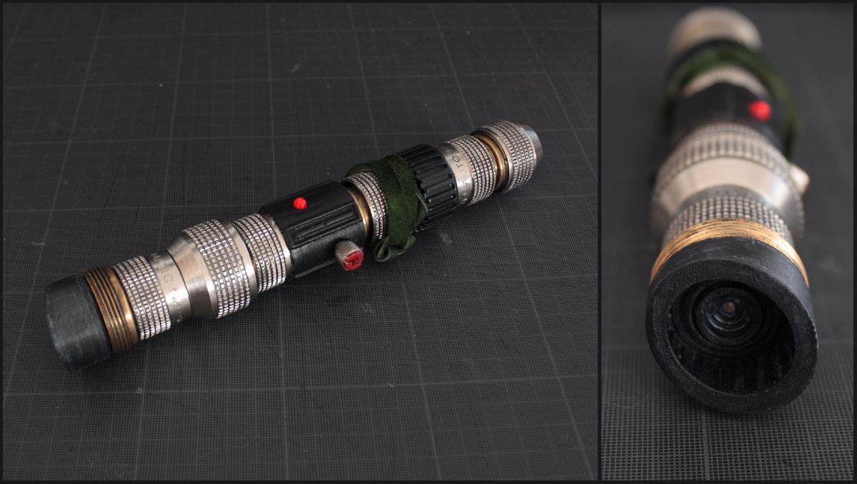 Sabre de luz DIY com aco real 