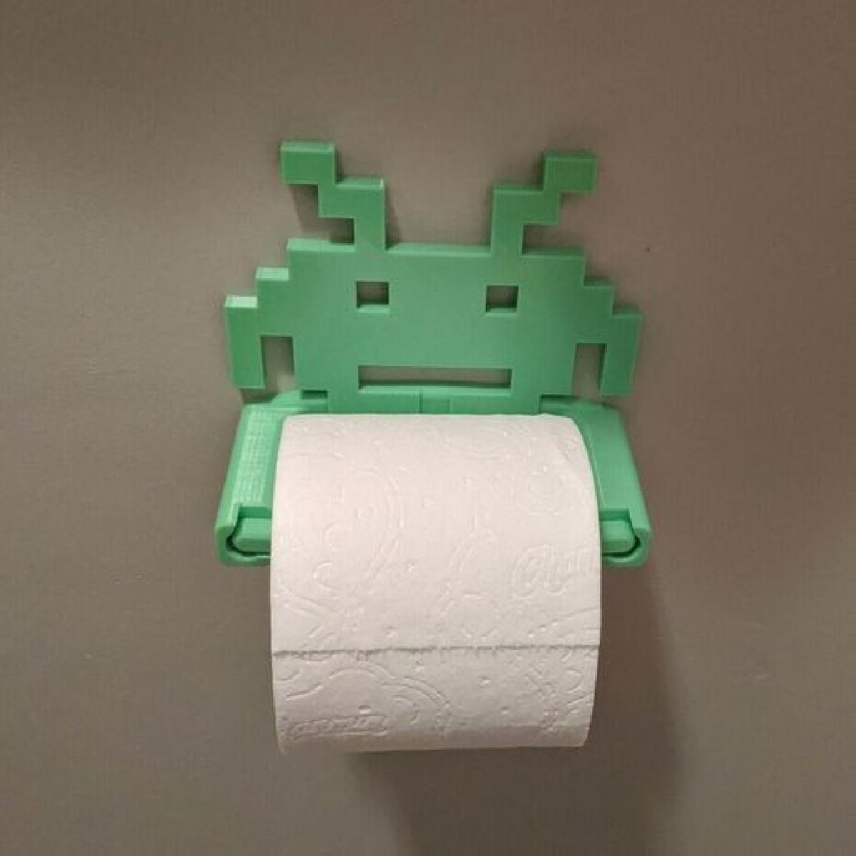 Suporte para Papel Higienico (remix)   Invasores do Espaco