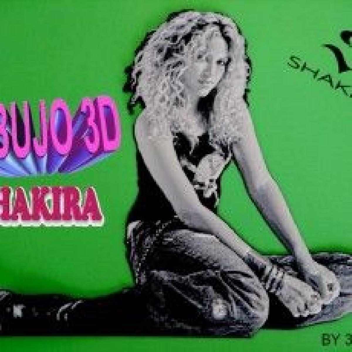 SHAKIRA Desenho 3D