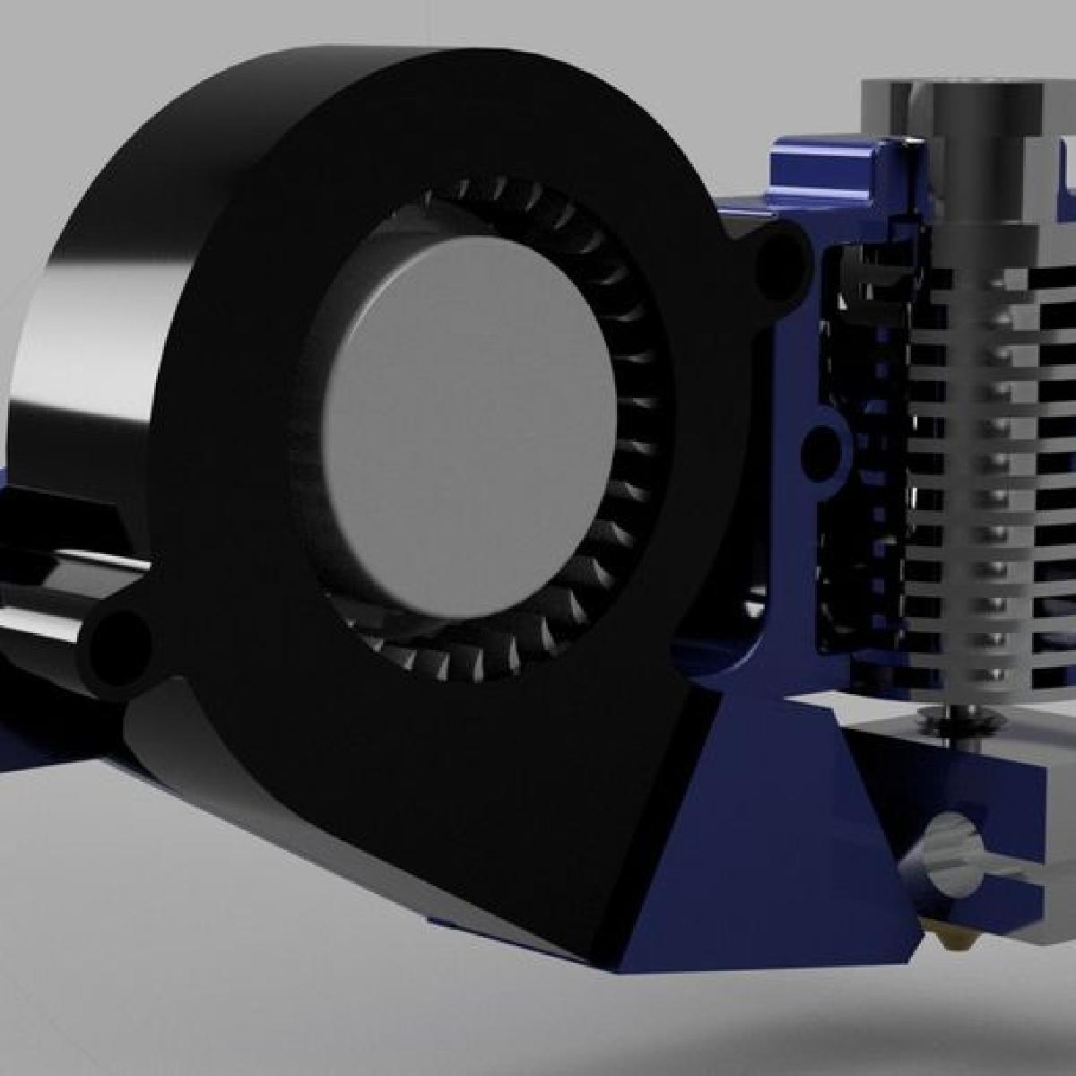 Monoprice Select Mini V2. Suporte para Duplo Ventilador.