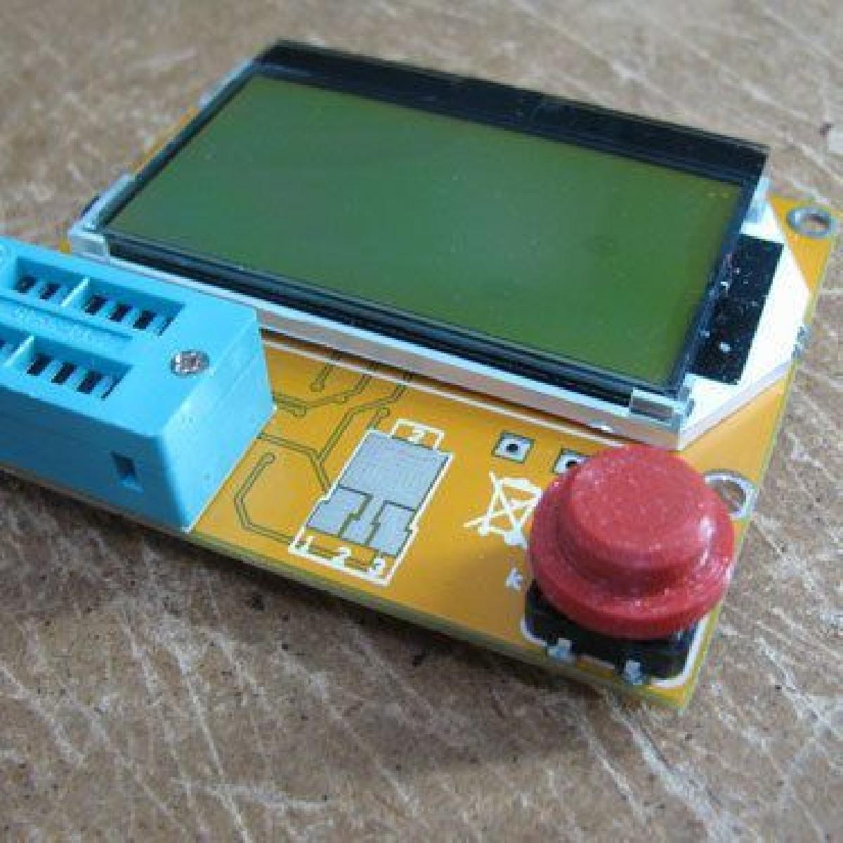 SUPORTE DE BATERIA + BOTAO TESTADOR DE COMPONENTE