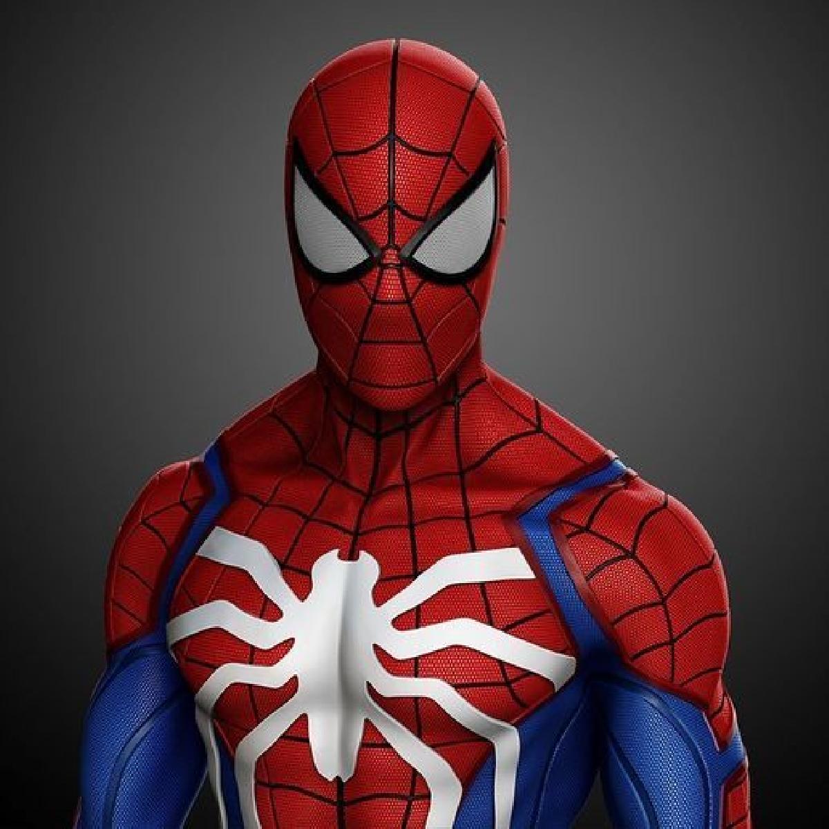 Modelo de busto do Homem Aranha para impressao 3D gratuito