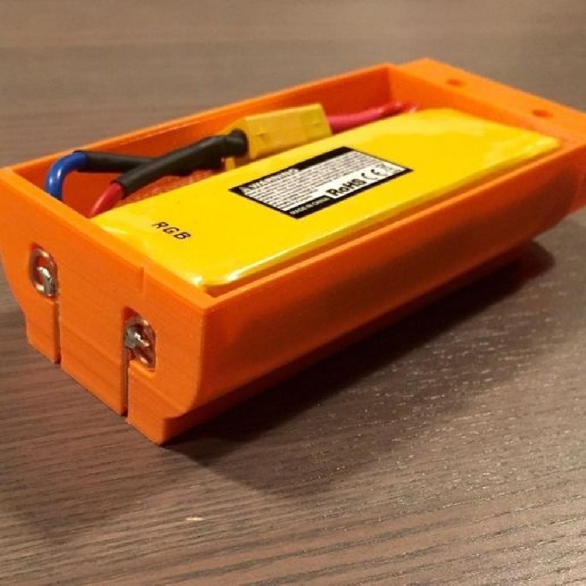 Habitacao da bateria LiPo do Nerf Rapidstrike