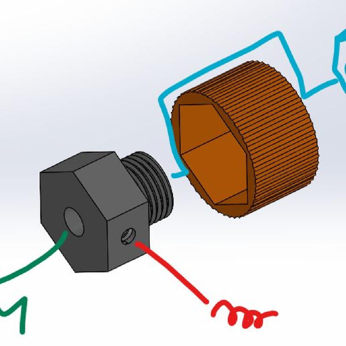 Roda dentada TPU para volante de metal