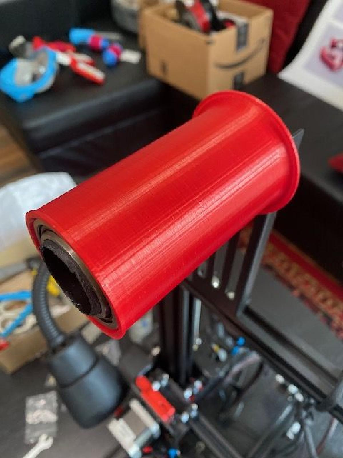 Suporte/rolagem de filamento sem forca para Ender 3   rolamento com agulha