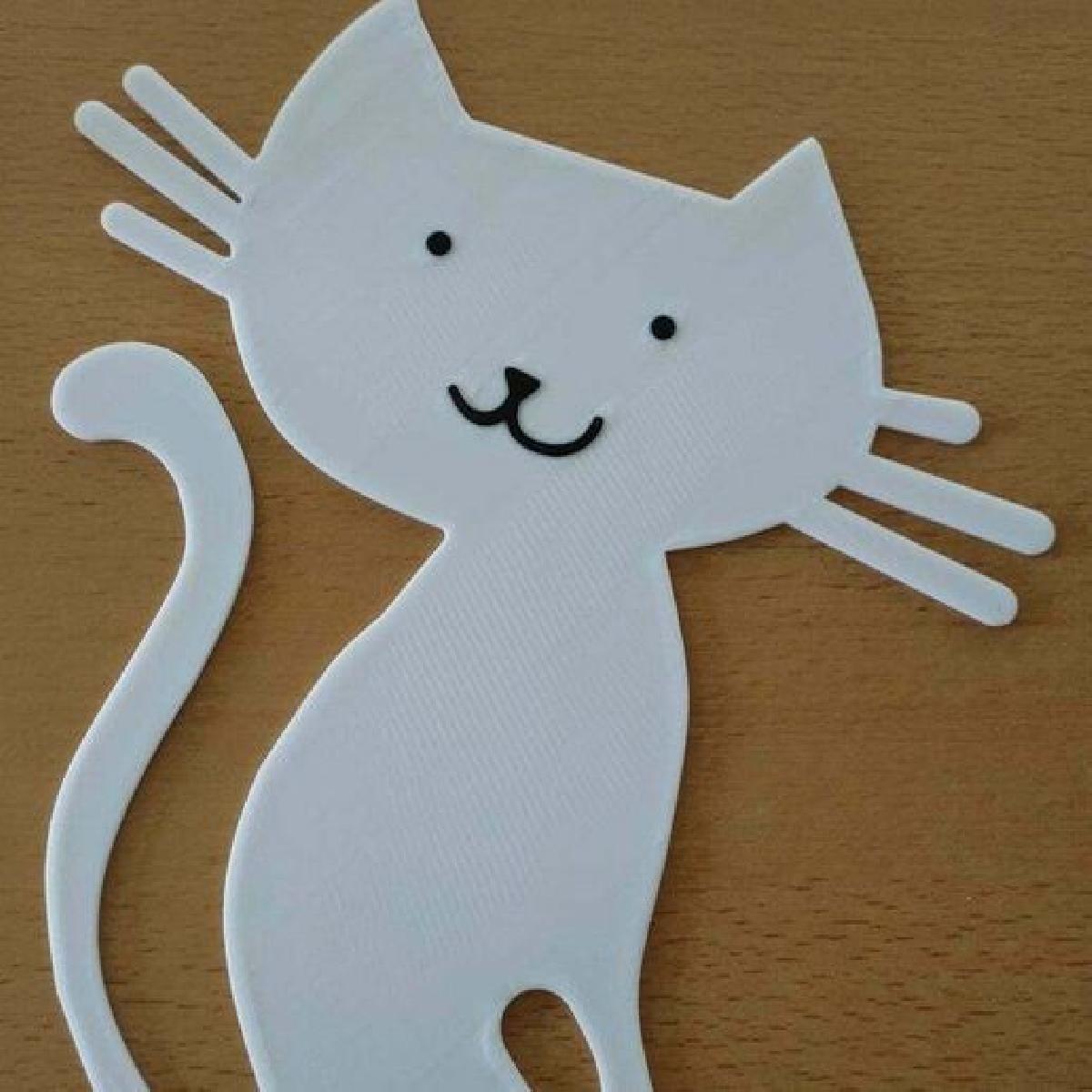 Suporte para livro de gato