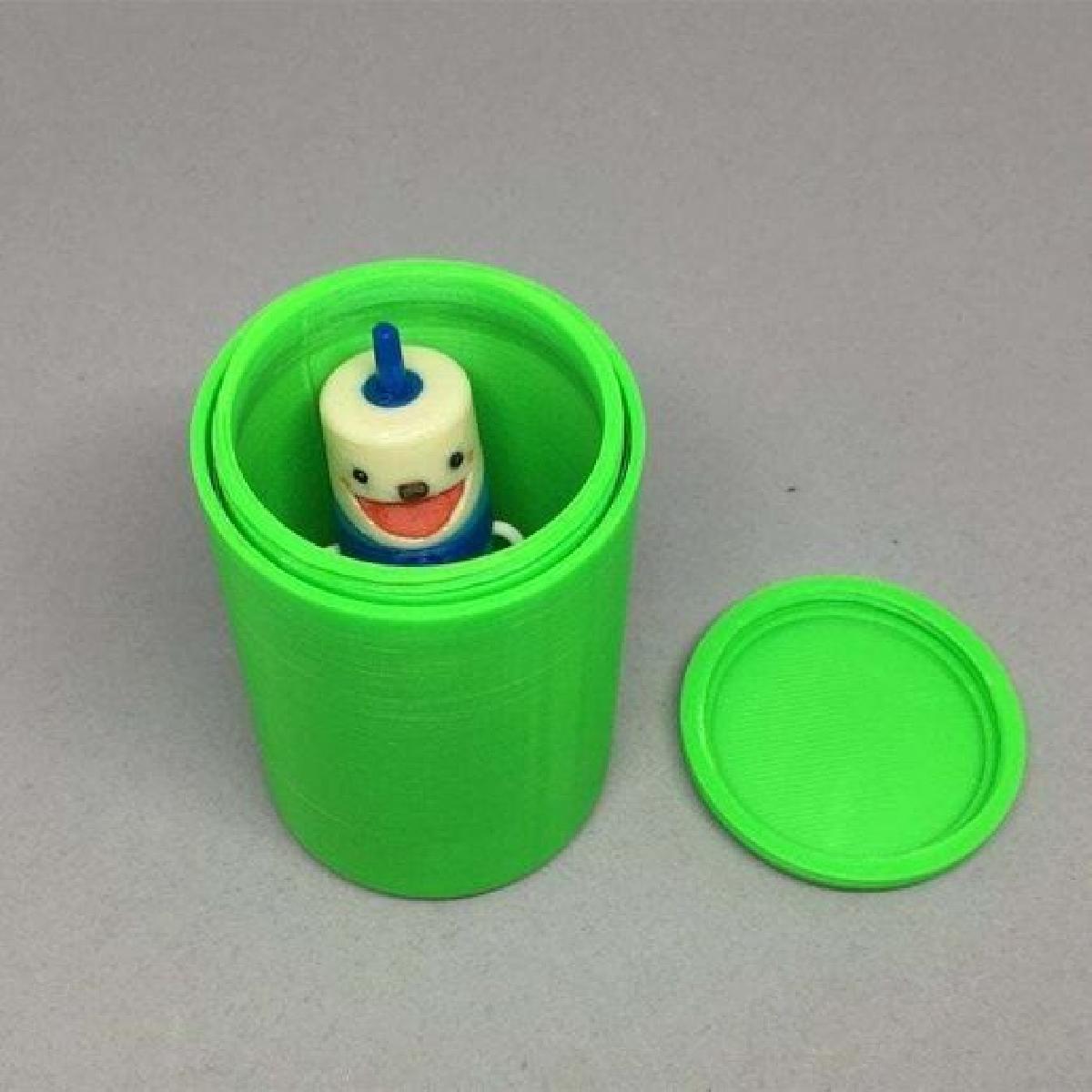 Container com bolso secreto para dinheiro / Caso secreto de presente de Ano Novo