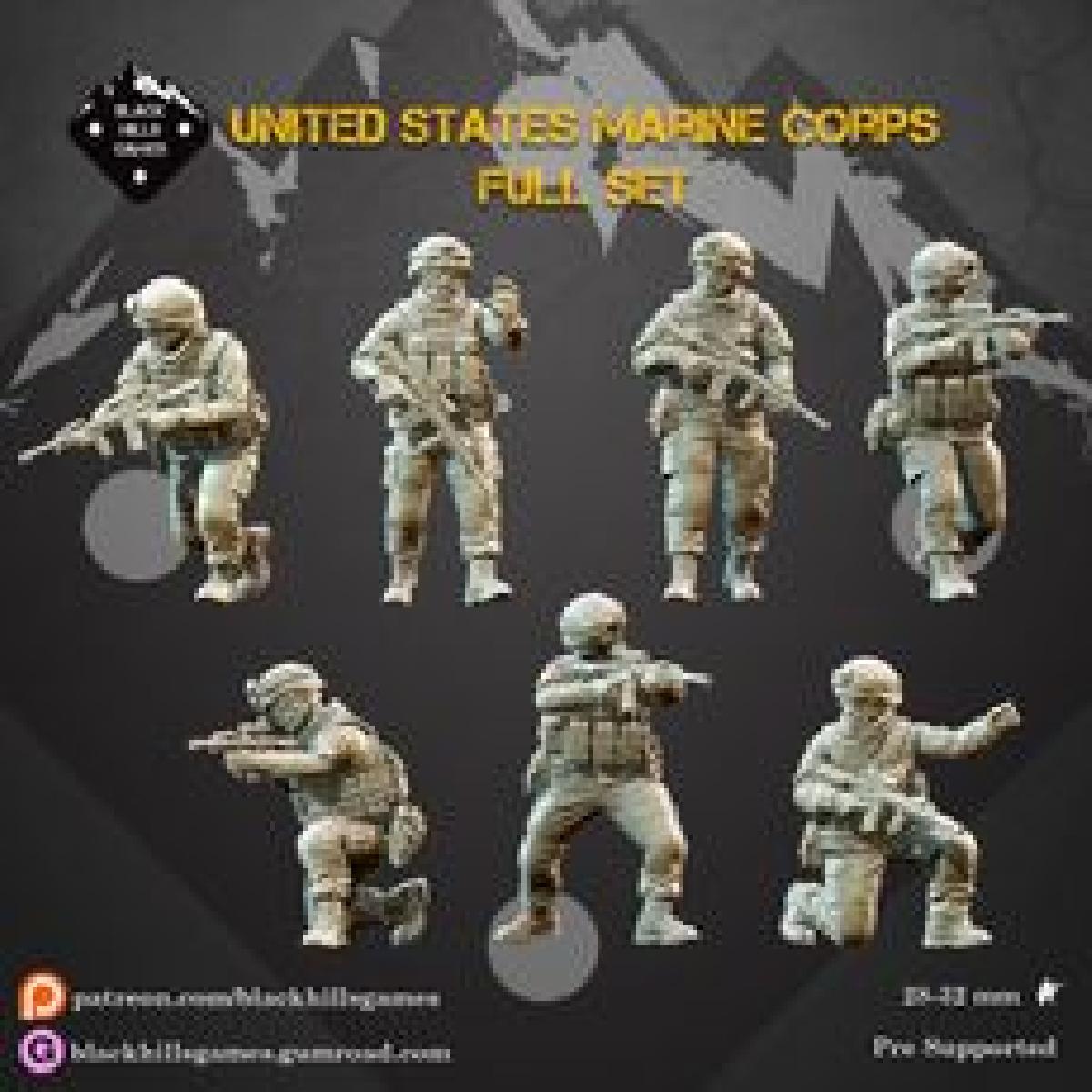 Black Hills Games   Corpo de Fuzileiros Navais dos Estados Unidos (Conjunto Completo)