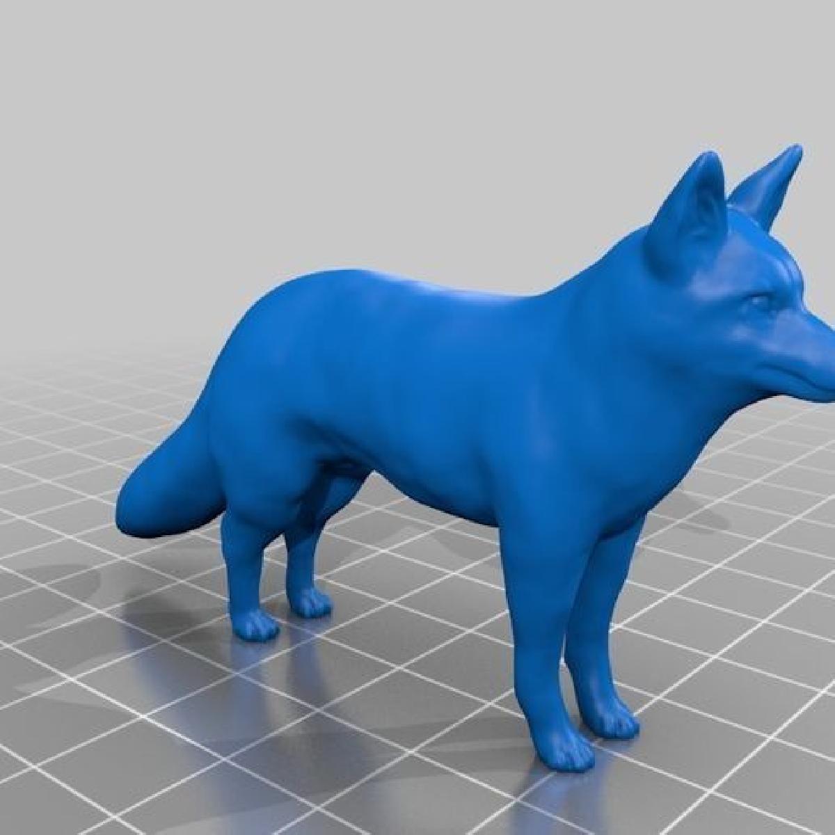 Dados 3D do raposo (Redfox)