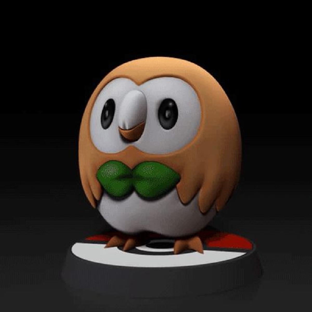 Rowlet Gratis FIGURINHA POKEMON POKEMON UNITE
