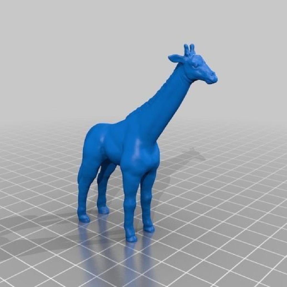 Dados 3D da girafa.