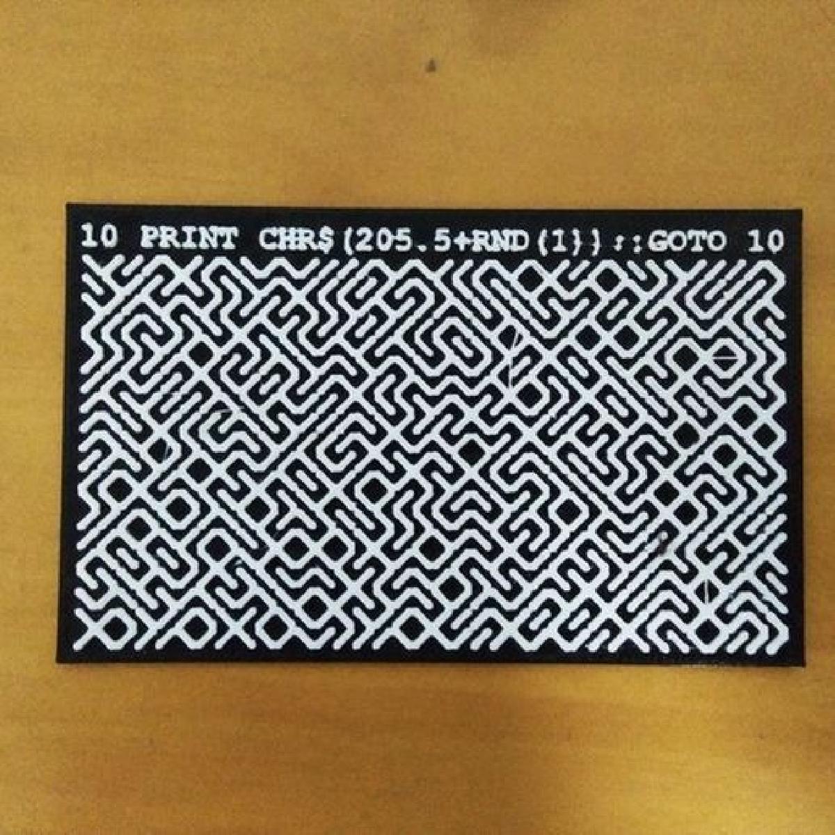 10 IMPRIMA CARACTERE$(205.5+ALEATORIO(1));:VA PARA 10