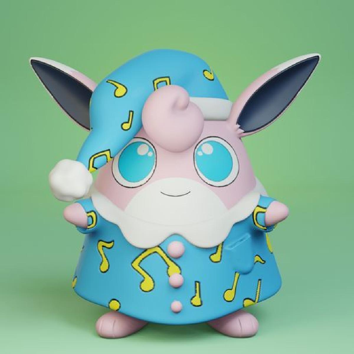 Pokemon Wigglytuff estilo de dormir gratis