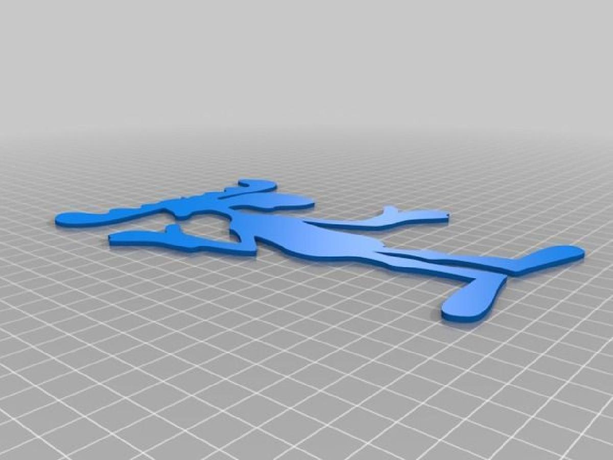 Silhuetas 3D dos desenhos animados da Warner Brothers