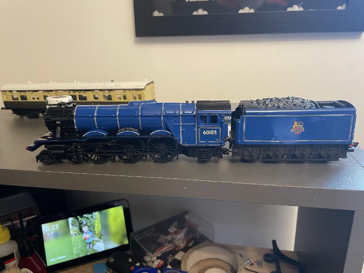 Pecas de conversao Hornby LNER A1 para A10 / A3 e porta de caixa de fumaca sobressalente
