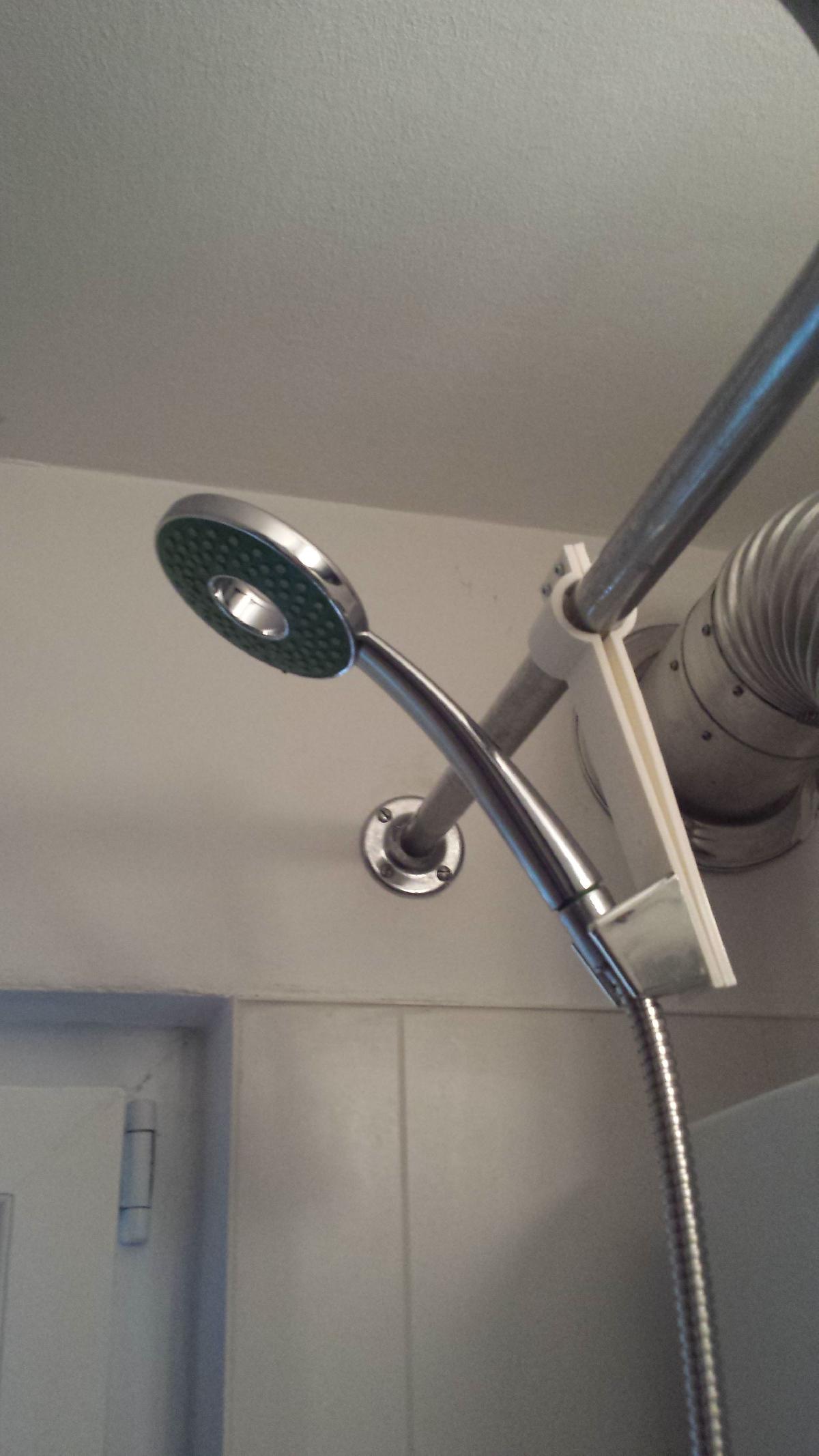 Suporte para chuveiro para barra horizontal