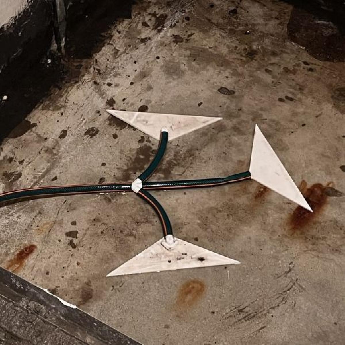 Absorvedor de agua rasa, bico de succao agua rasa