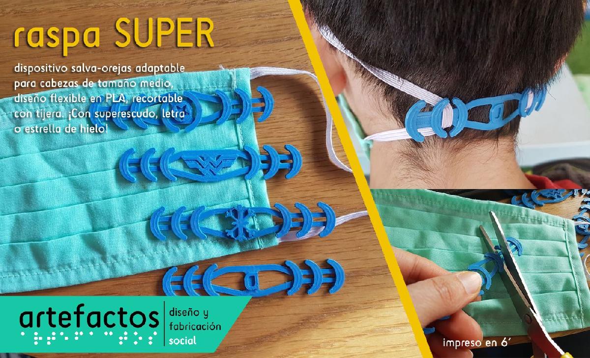raspa super / adaptacao salva orejas