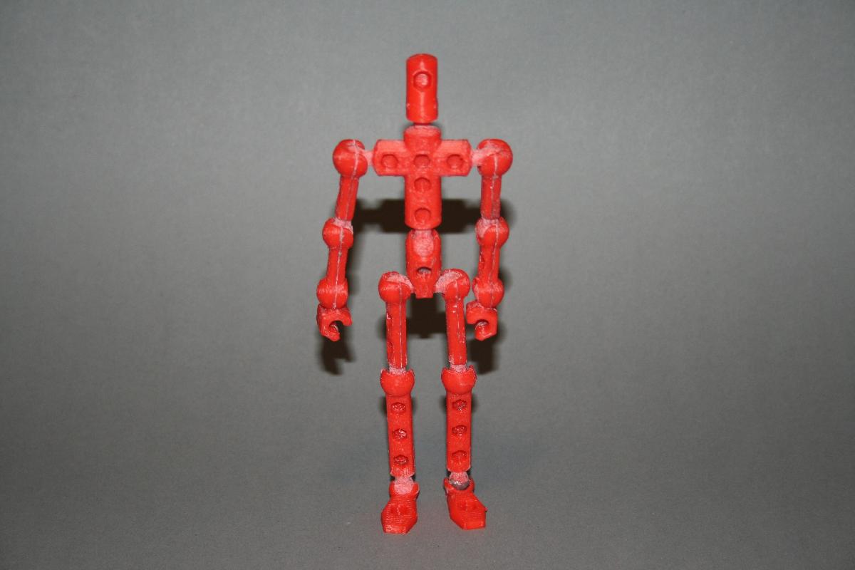 Remix da figura de acao Modibot "facil de imprimir"