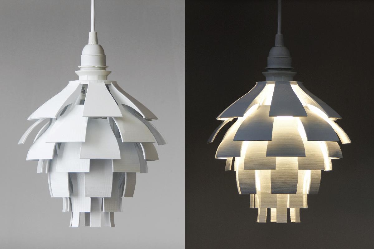 Abajur da lampada da alcachofra