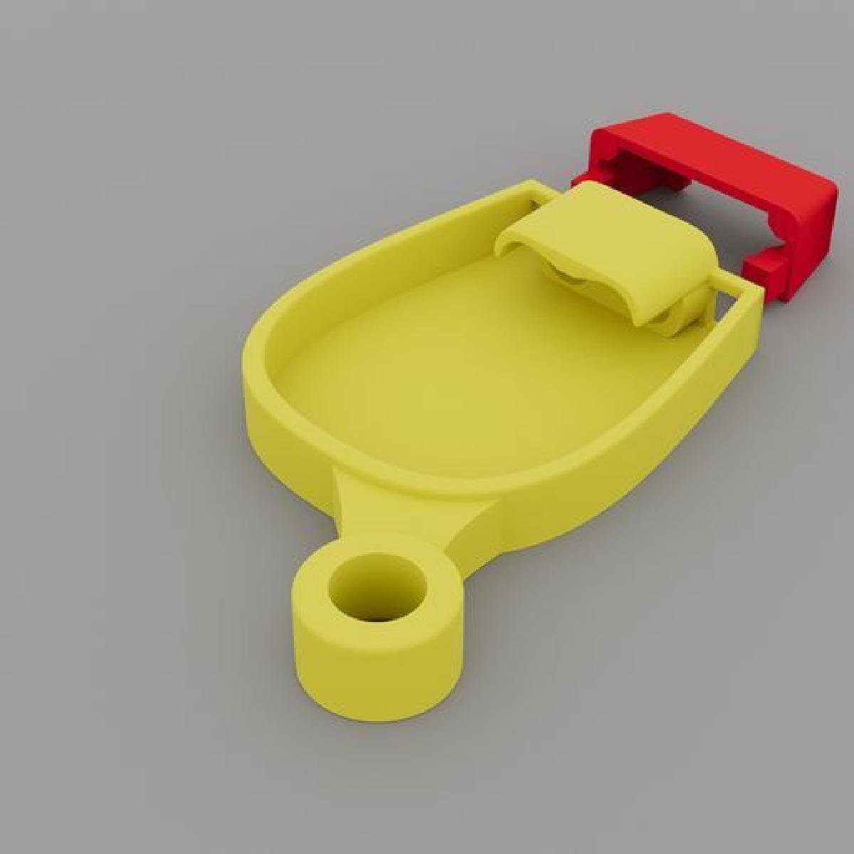 Habitacao para o sensor IR para controlar as lentes nas mascaras do Homem Aranha.