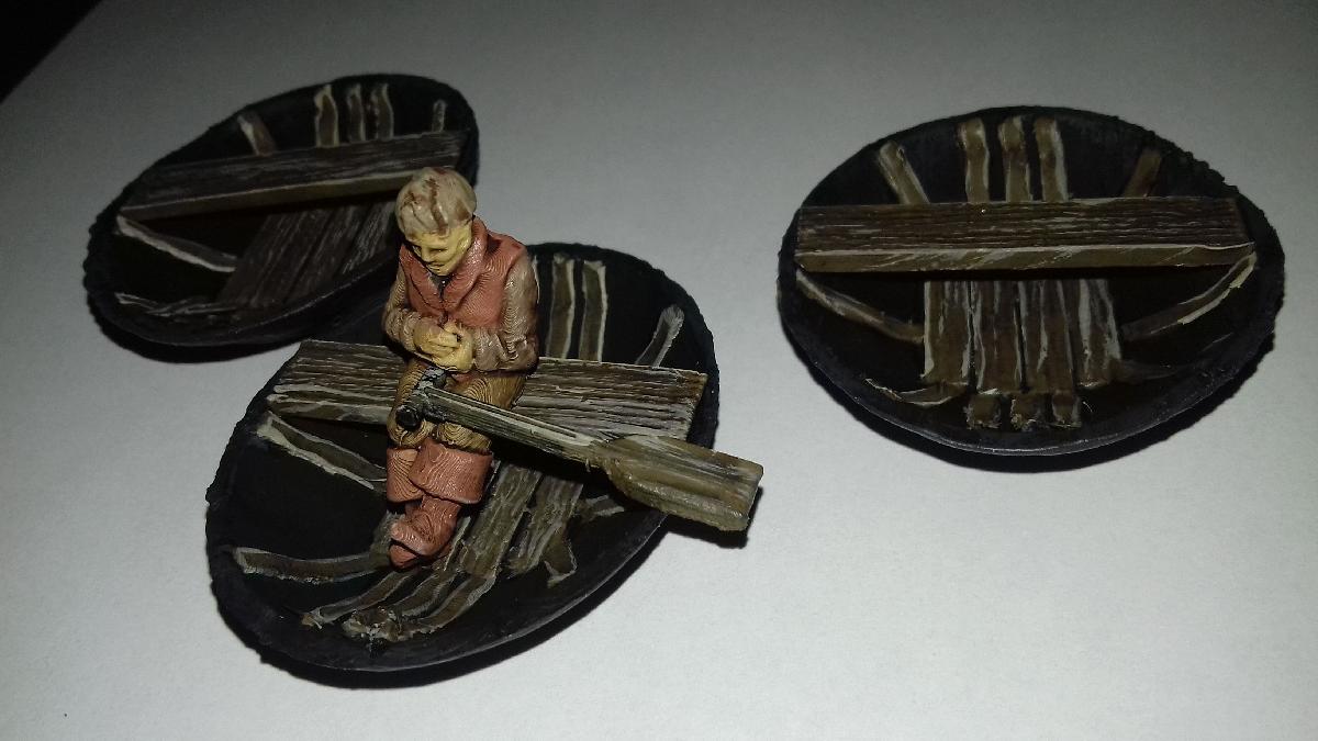 Coracle em escala 28mm