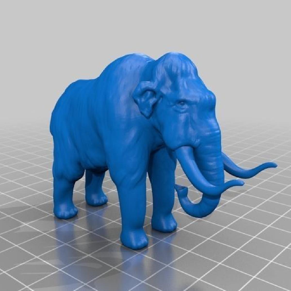 Dados 3D do mamute