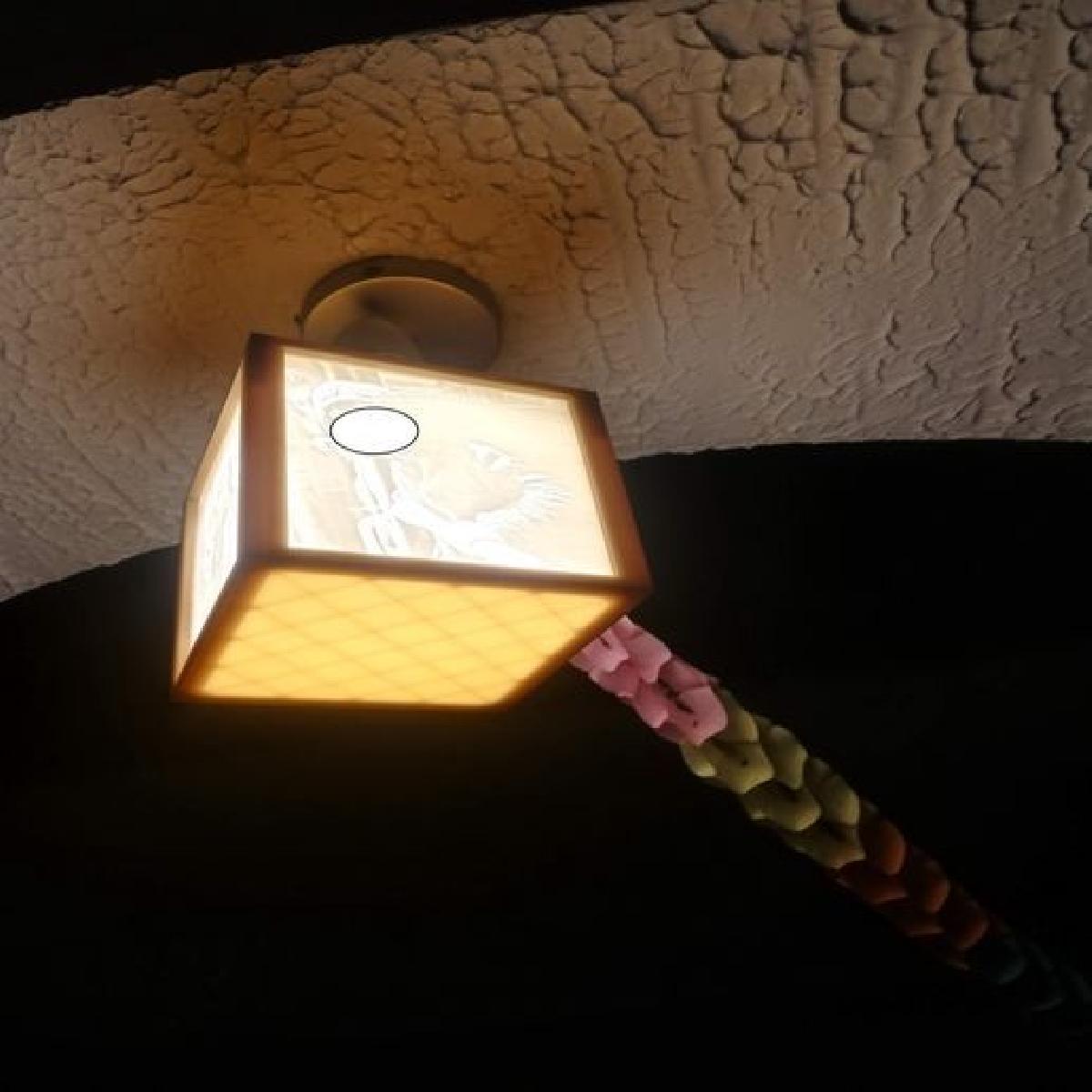 Lampada Litophane 4 lados (ka) GU10