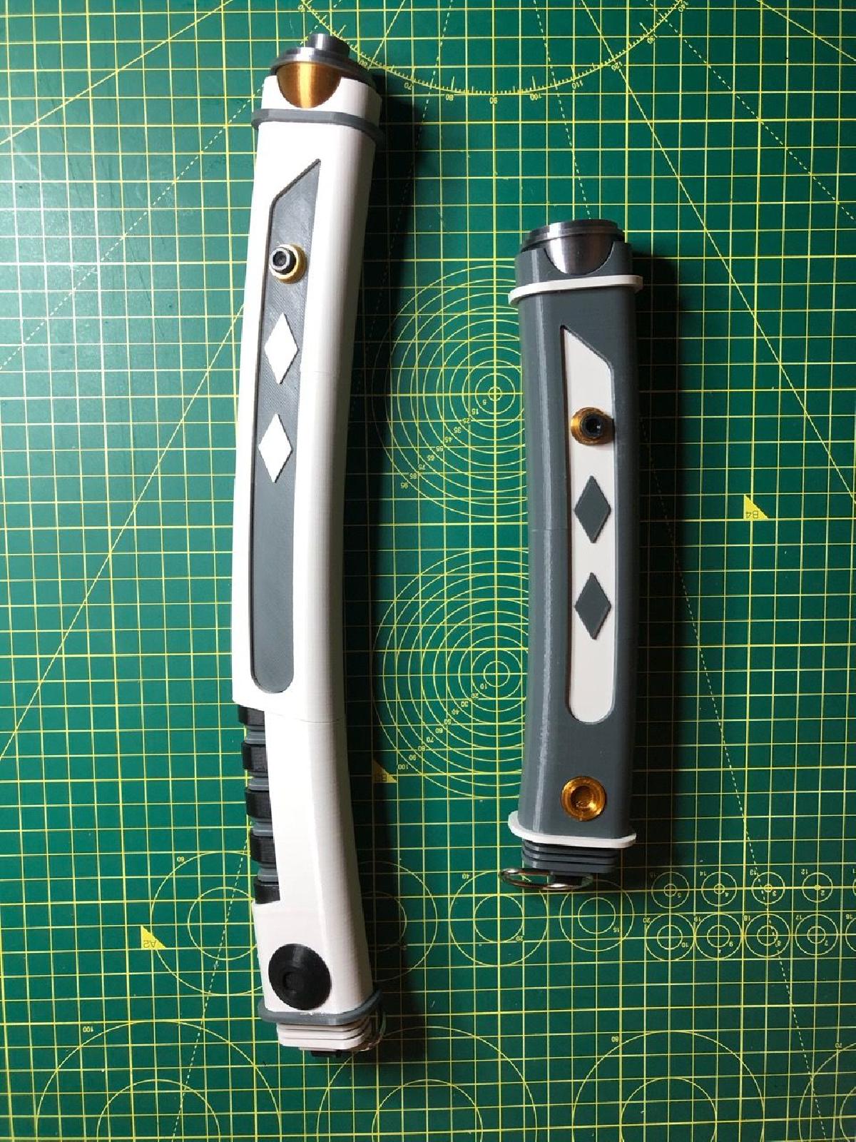 Ahsoka Tano Punhos de sabre de luz da era Rebels