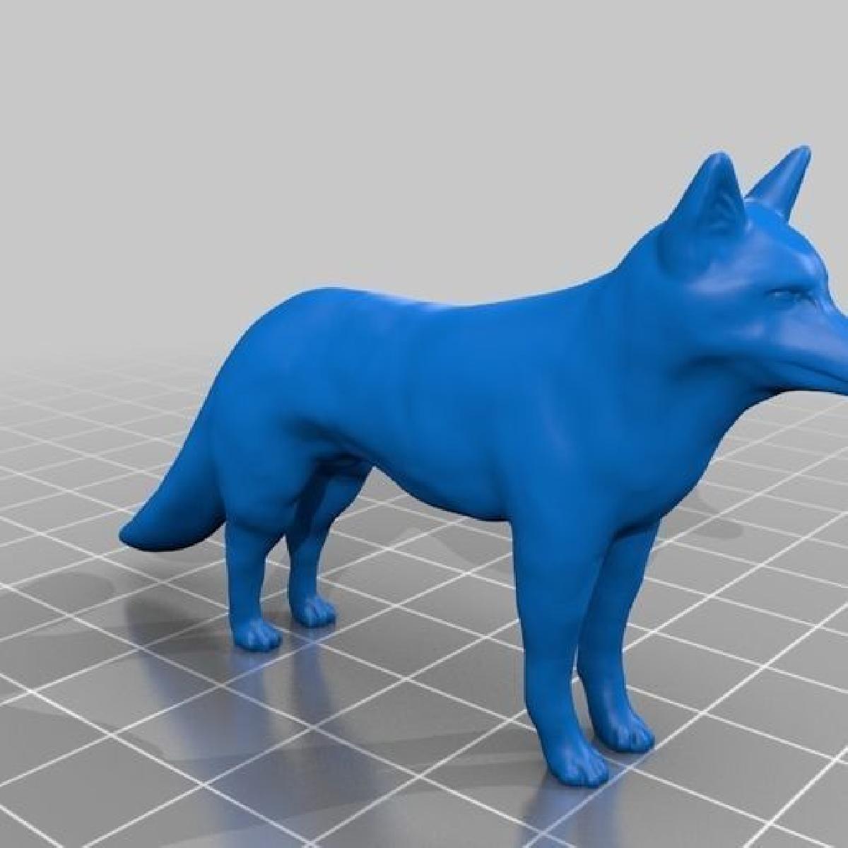 Dados em 3D da raposa (Fox)