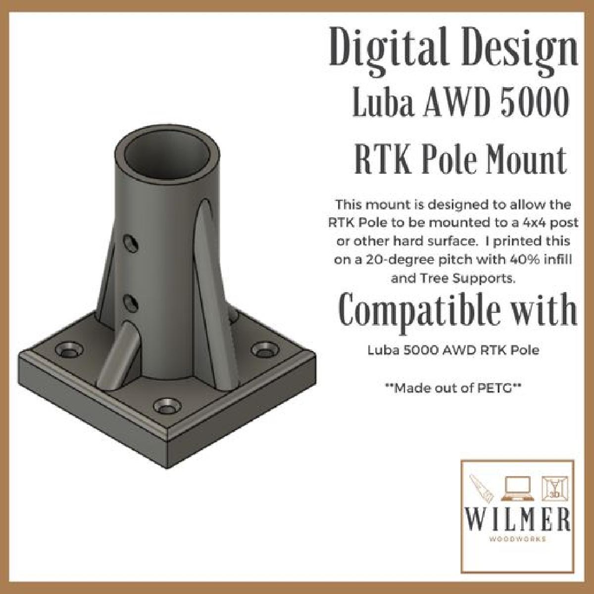 Suporte de Poste Luba RTK