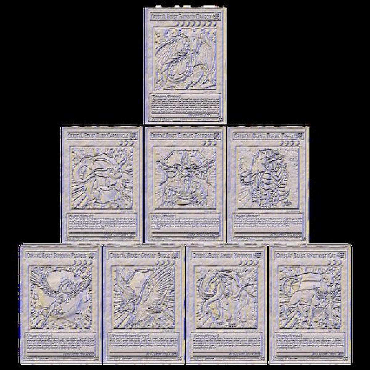 Cartas de monstros cristalinos