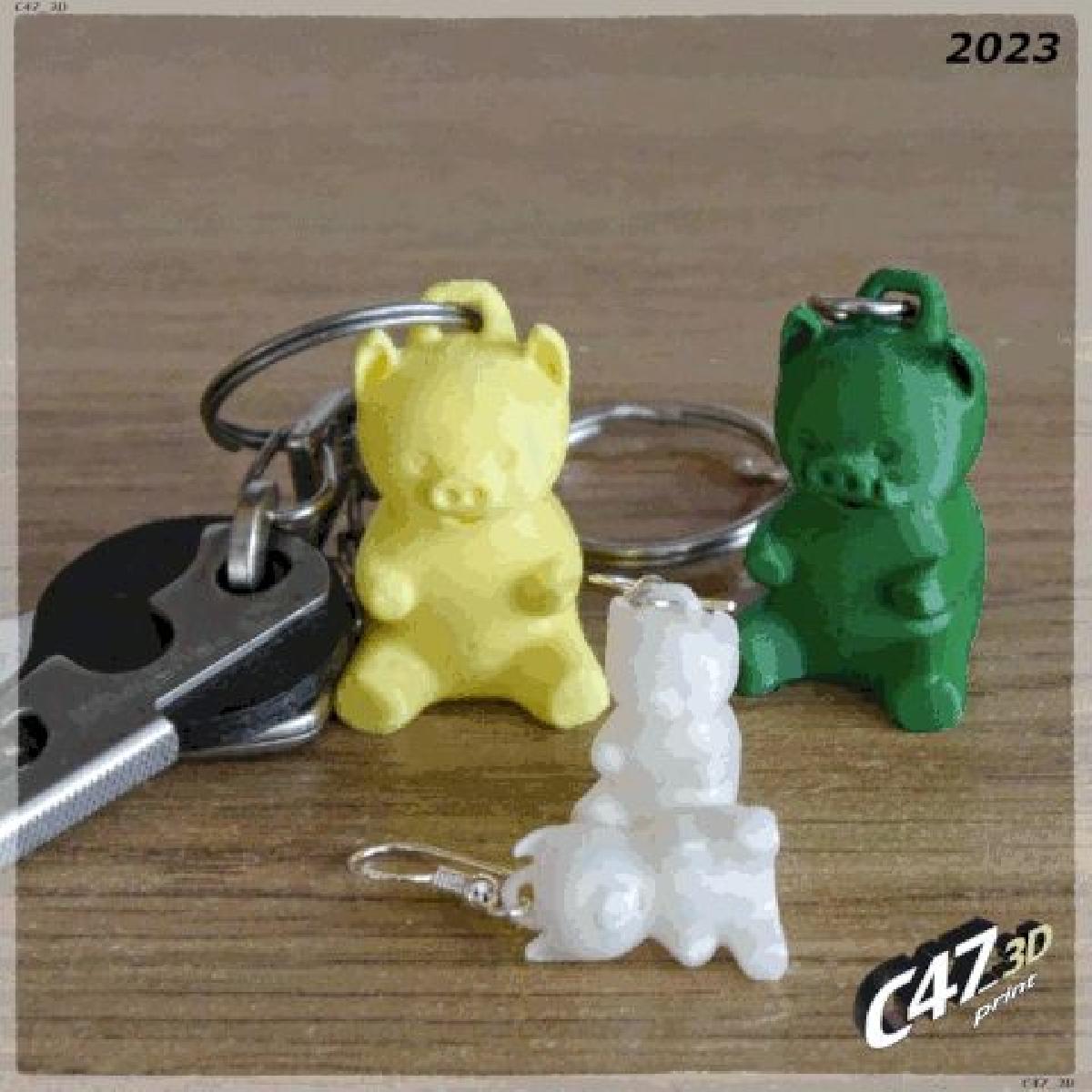 Chaveiro / Brinco de Porquinho e Javali