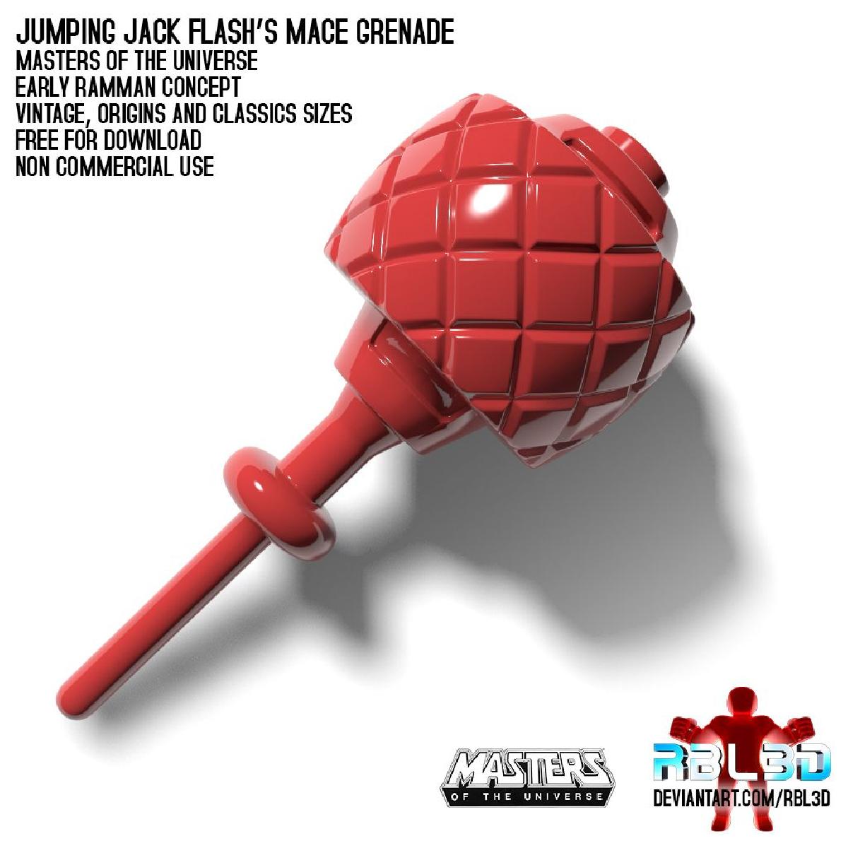 Arma de maca Ramman/Jumping Jack Flash Grenade