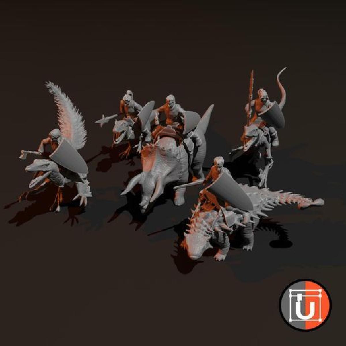 Cavaleiros de Dinossauro Elfos da Madeira