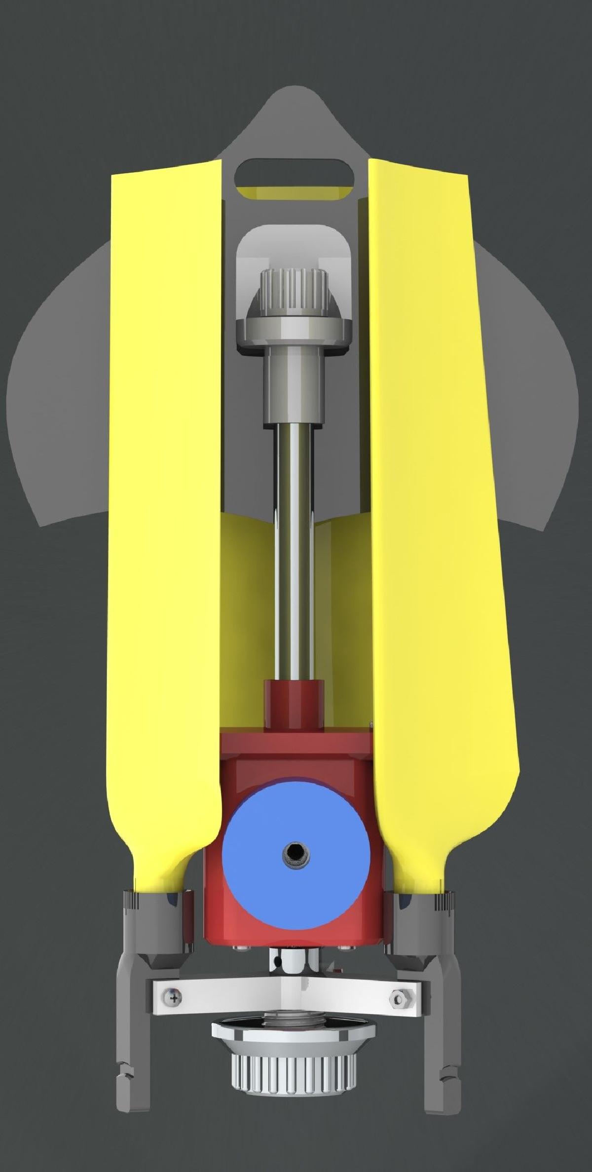 TURBINA EOLICA PORTATIL (VERSAO HAWT)