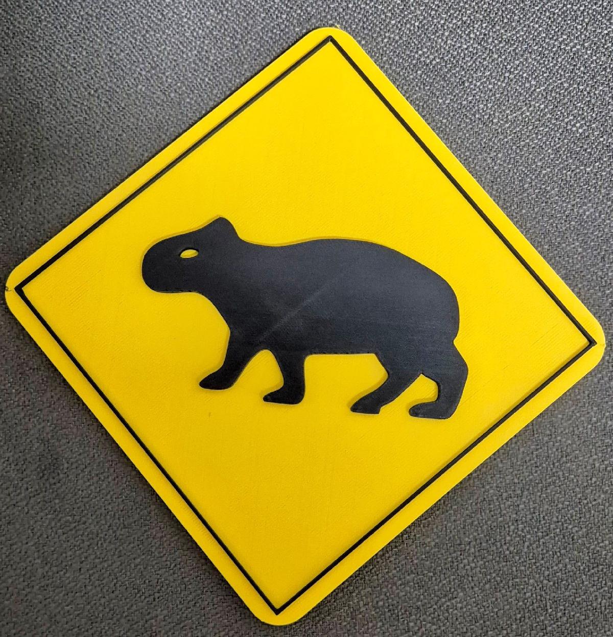 Traffic Sign Capybara