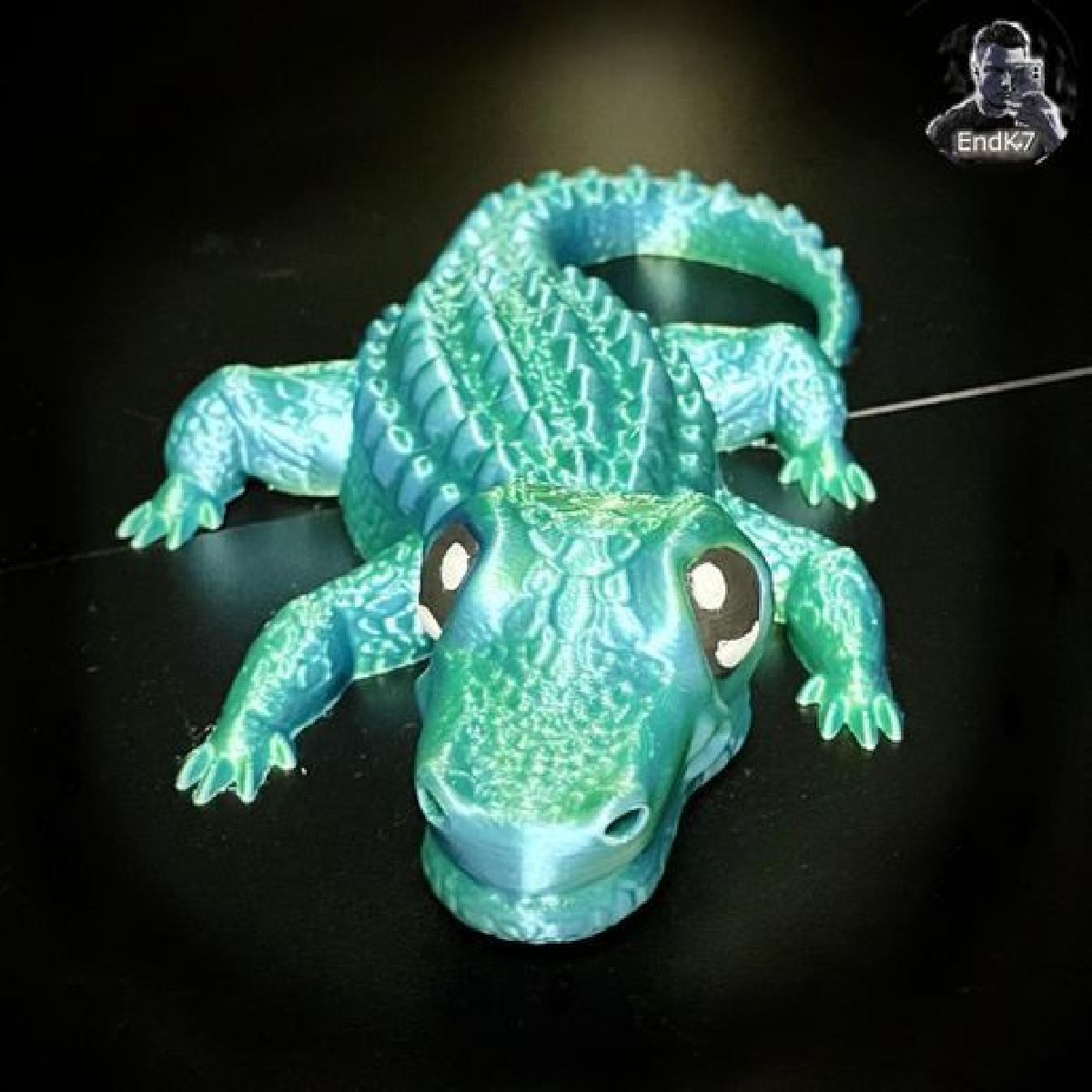 Figura de Crocodilo Fofo
