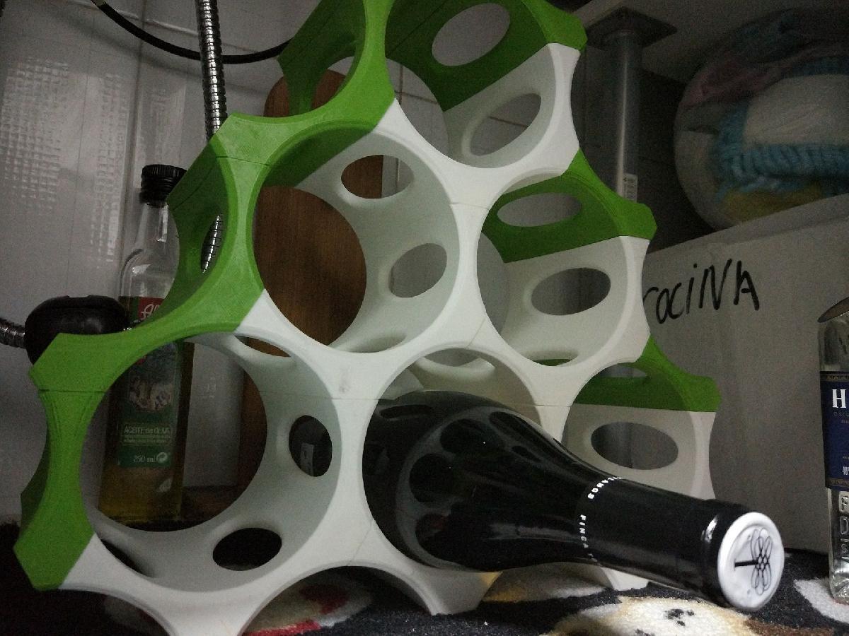 Rack de vinho modular   algumas pecas de acabamento