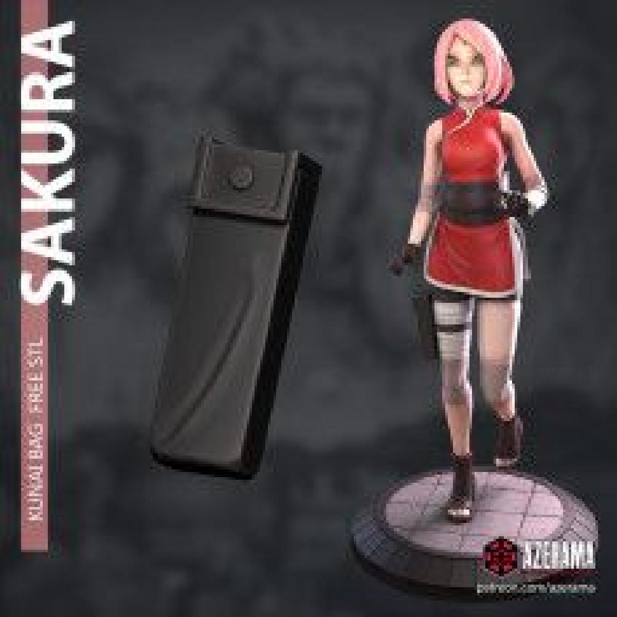 Acessorio de Bolsa de Kunai da Sakura Haruno para Cosplay