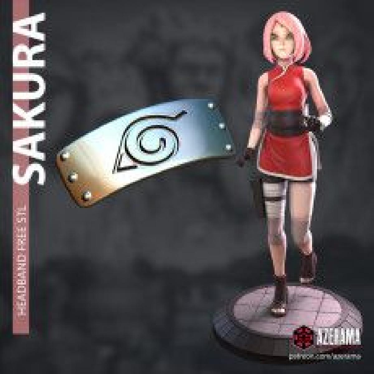 Acessorio de Tiara de Sakura Haruno Cosplay