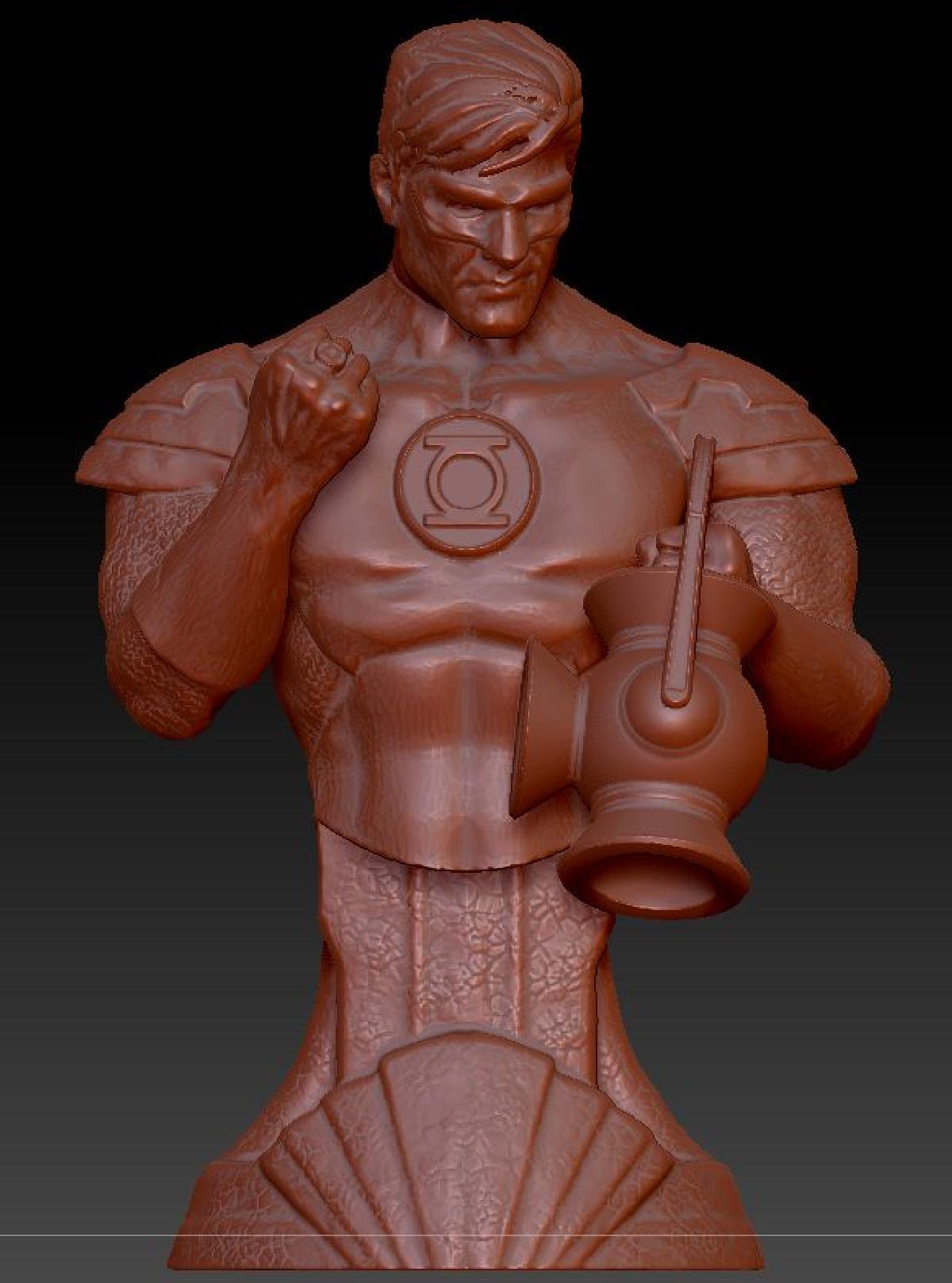 Escultura do Lanterna Verde