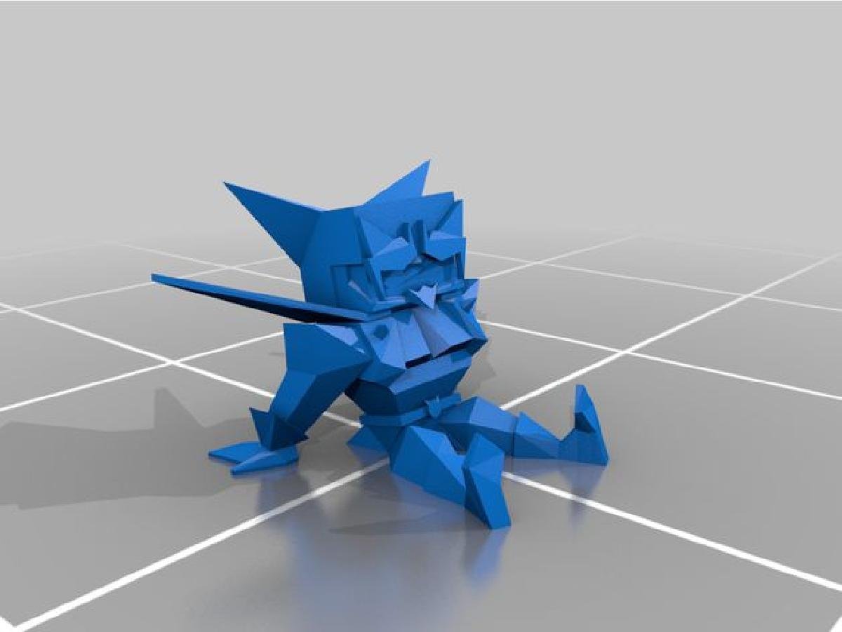 Chibi Zark de Baixa Poligonagem