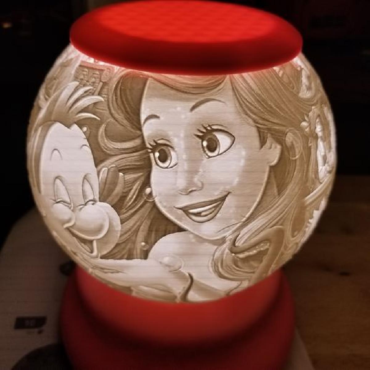 Luz Noturna Pequena Sereia