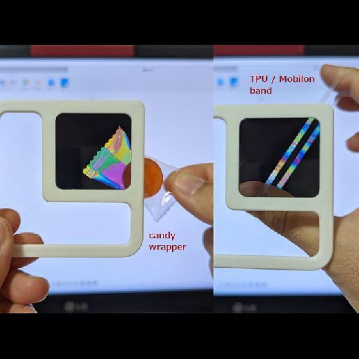 Vidro Polarizador de Mao